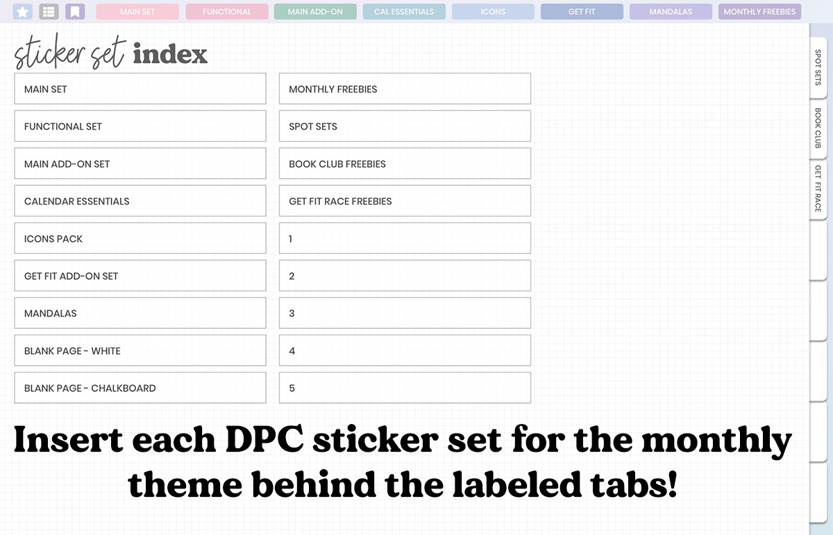 DPC Digitals | May Soar Set Sticker Book