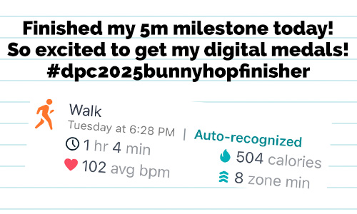 DPC 2025 Bunny Hop Virtual Race | @DPCDigitals