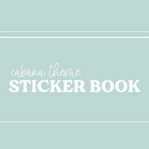 DPC Digitals | June Cabana Set Sticker Book