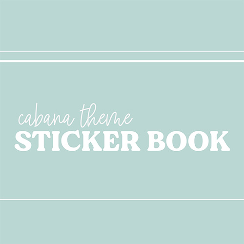 DPC Digitals | June Cabana Set Sticker Book