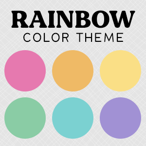 Rainbow Color Theme