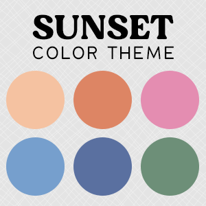 Sunset Color Theme