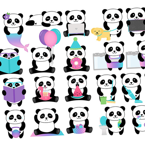 Pixie Panda Retro Summer