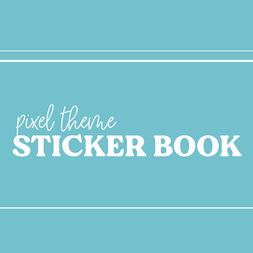 DPC Digitals | August Pixel Set Sticker Book