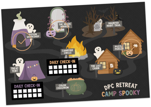 DPC Virtual Retreat Camp Spooky Map @DPCDigitals