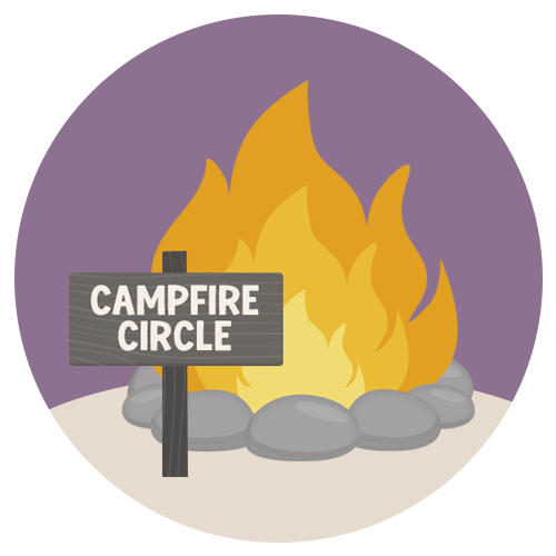 DPC Virtual Retreat Camp Spooky - Campfire Circle @DPCDigitals