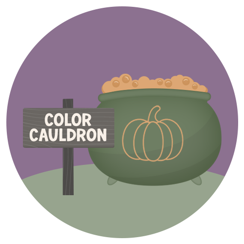 DPC Virtual Retreat Camp Spooky - Color Cauldron @DPCDigitals