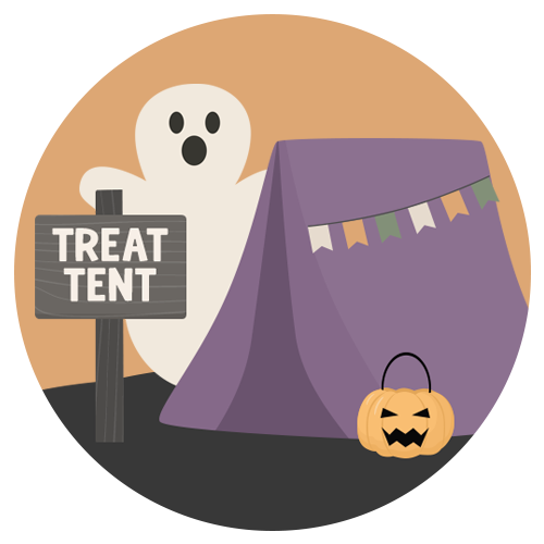 DPC Virtual Retreat Camp Spooky - Treat Tent @DPCDigitals