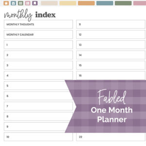 DPC Digitals | October Fabled Theme One Month Digital Planner Freebie