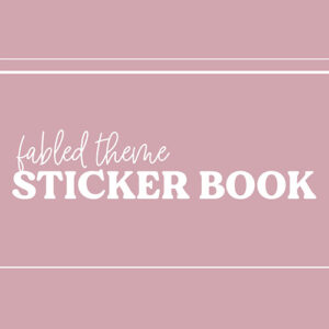 DPC Digitals | October Fabled Set Sticker Book