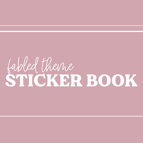 DPC Digitals | October Fabled Set Sticker Book