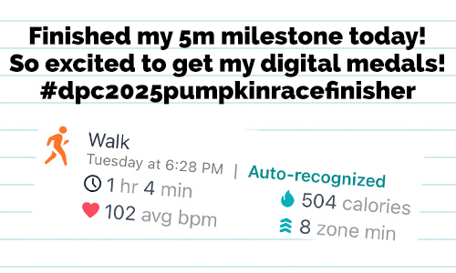 DPC 2025 Pumpkin Fun Virtual Race | @DPCDigitals