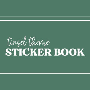 DPC Digitals | December Tinsel Set Sticker Book