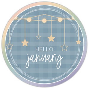 DPC Digitals January Freebie Sticker Set | @DPCDigitals