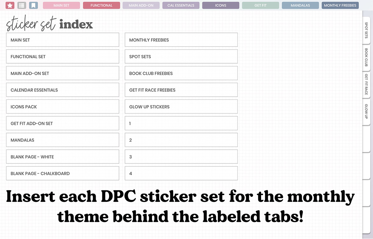 DPC Digitals | February Smitten Set Sticker Book