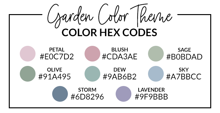 Garden Hex Codes