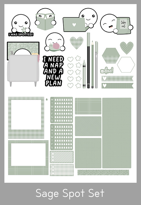 Get Spotted Set | April 2026 | Sage