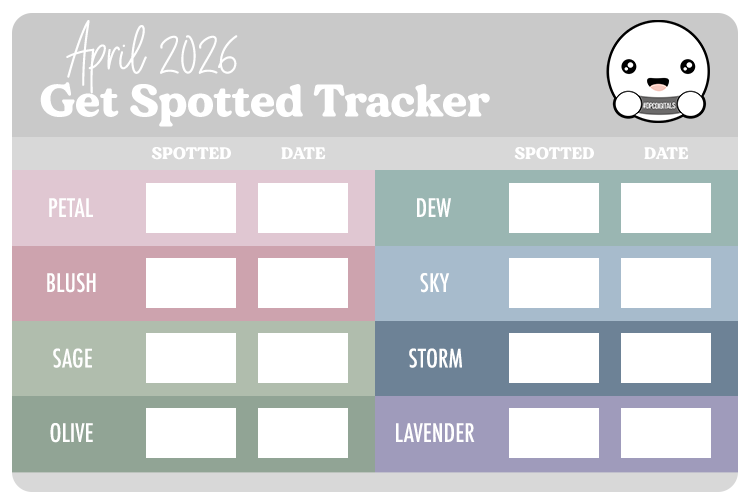 Get Spotted Tracker April 2026