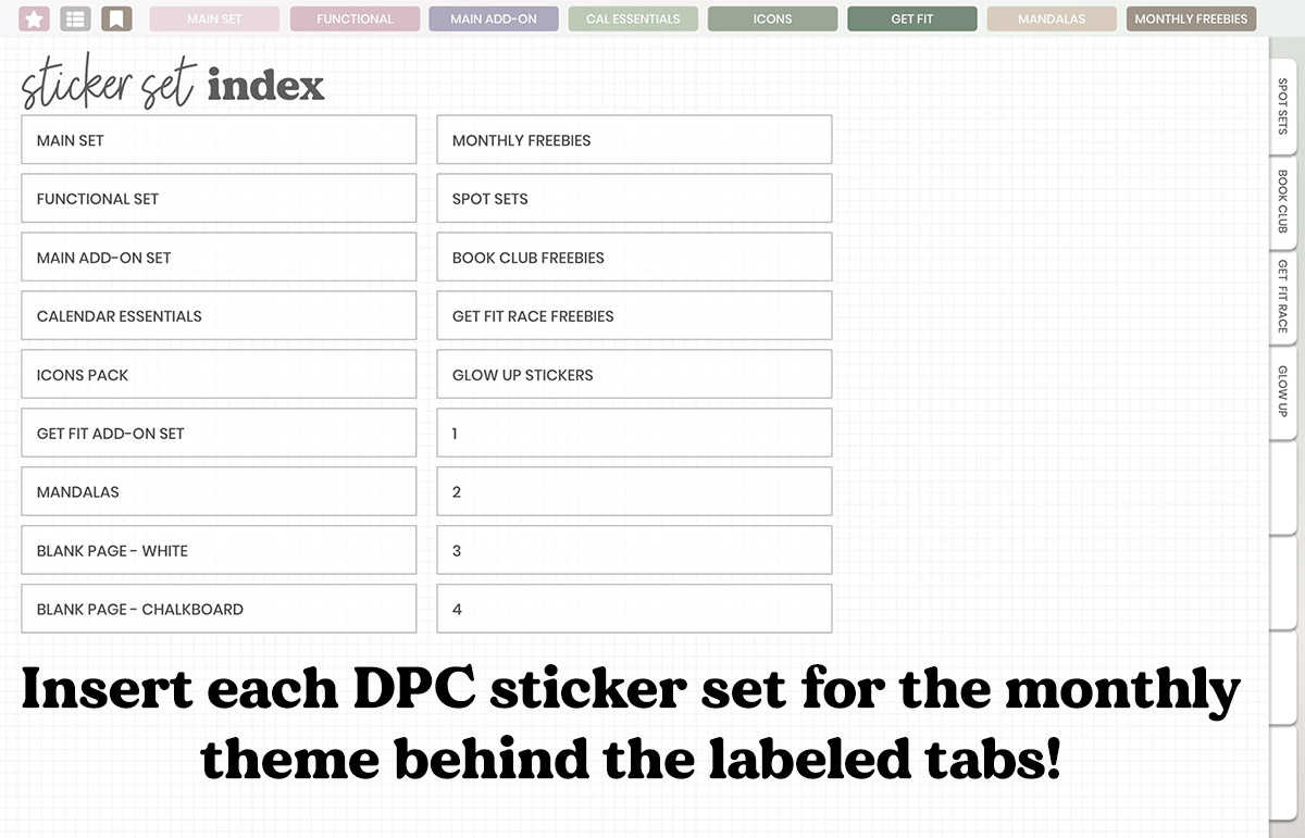 DPC Digitals | March Cafe Set Sticker Book