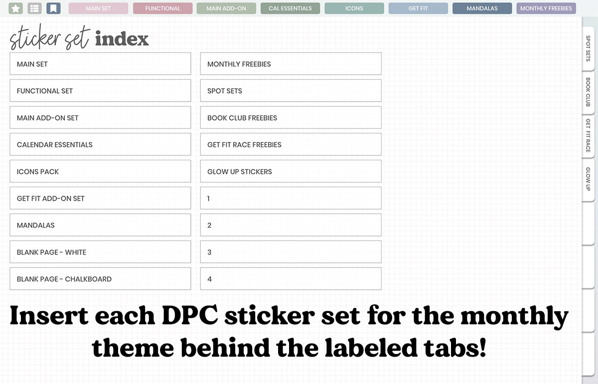 DPC Digitals | April Garden Set Sticker Book