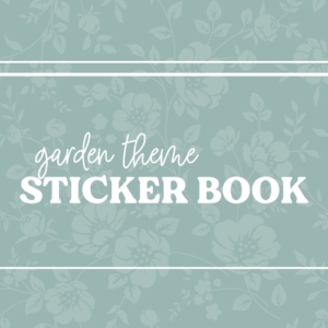 DPC Digitals | April Garden Set Sticker Book