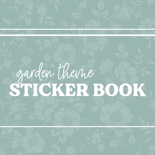 DPC Digitals | April Garden Set Sticker Book