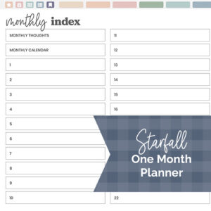 DPC Digitals | May Starfall Theme One Month Digital Planner Freebie