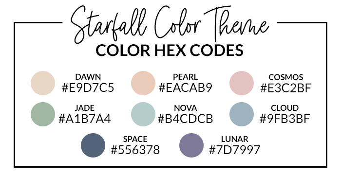 Starfall Hex Codes