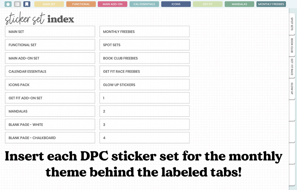 DPC Digitals | June Oasisl Set Sticker Book