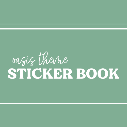 DPC Digitals | June Oasisl Set Sticker Book
