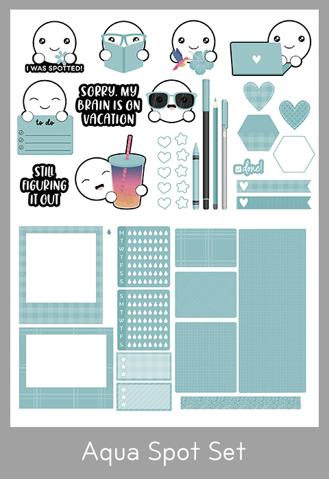 Get Spotted Set | June 2026 | Aqua