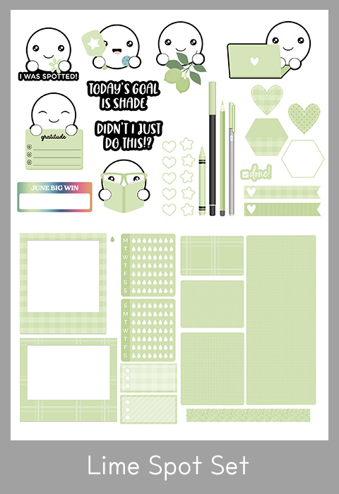Get Spotted Set | June 2026 | Lime